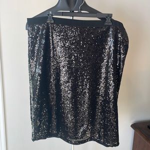 IMNYC Isaac Mizrahi sequins skirt